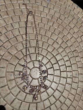 Gold Crystal Statement Necklace - Women Jewelry